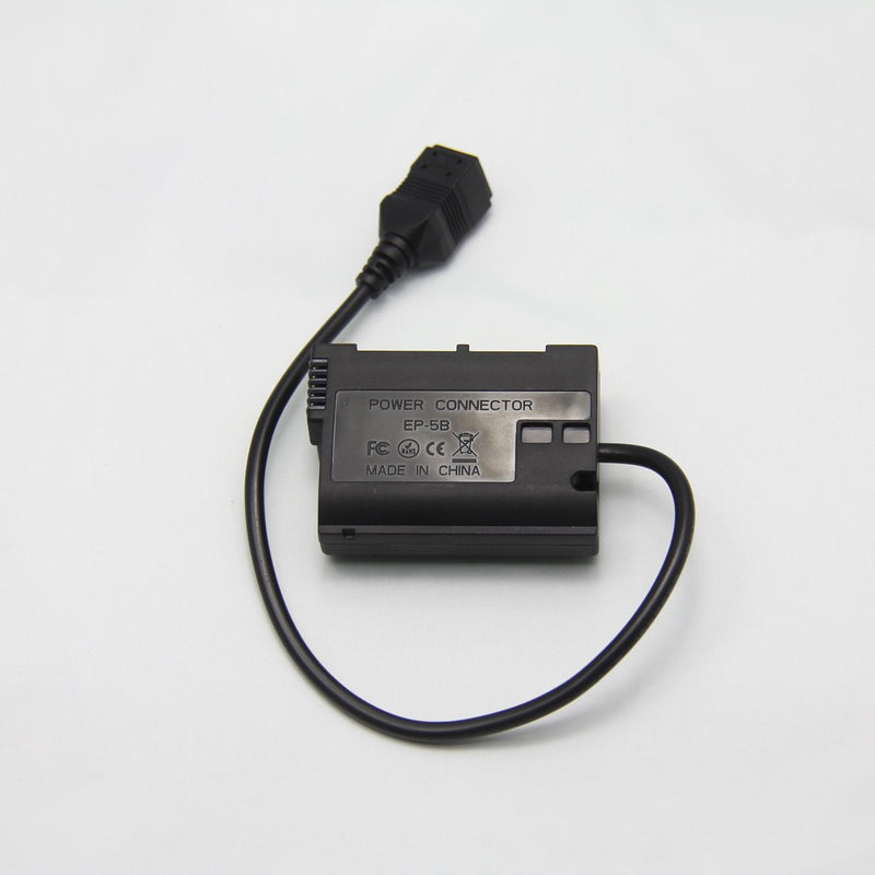 Glorich EH-5 Plus EP-5B Replacement AC Power Adapter Kit for Nikon 1 V1, D500, D600, D610, D750, D800, D810, D7000, D7100, D7200 DSLR Cameras (EP-5B Replace EN-EL15, With Built-in Smart Decoding Chip)