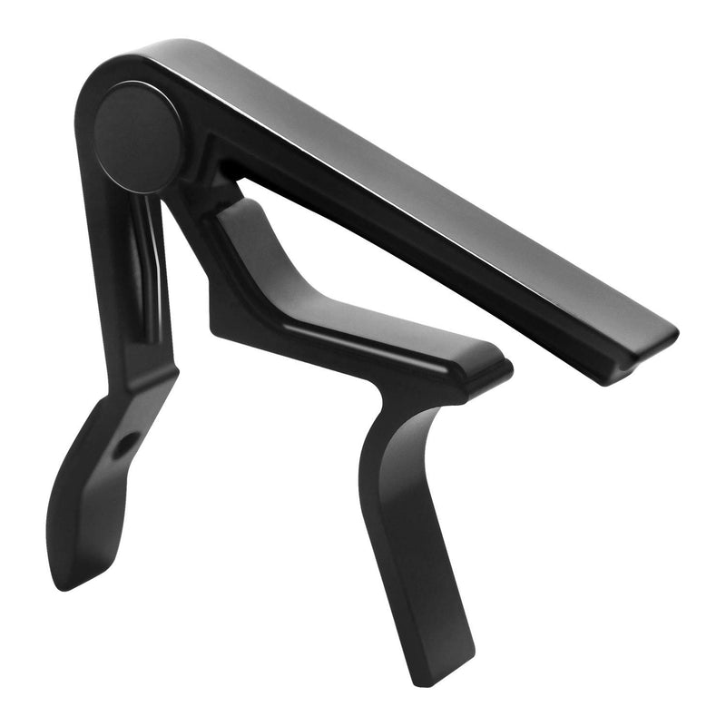 Guitar Capo for Acoustic and Electric Guitar,6-String Acoustic & Electric Guitar Capo, Tontomtp Guitar capo(Black)