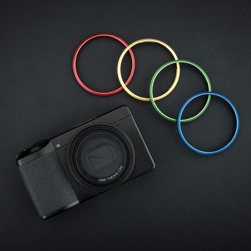 JJC Metal Lens Decoration Ring Cap for Ricoh GR III GR3 Accessories Replace Ricoh GN-1 Ring Cap -Green Green
