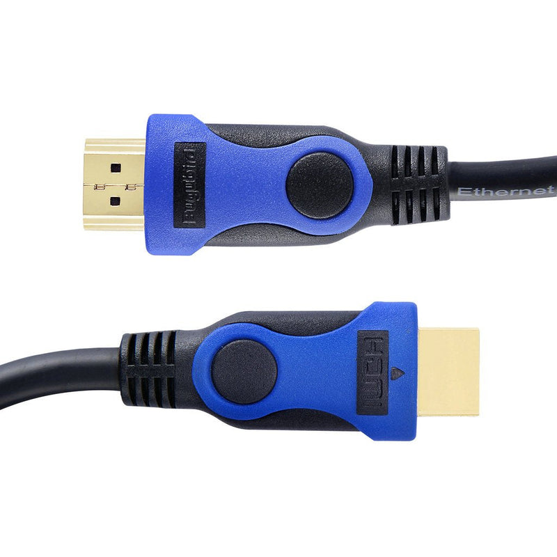 4K HDMI Cable 10ft - Bugubird HDMI 2.0 High Speed 18Gbps Supports 4K 3D 2160p 1440p 1080p Ethernet ARC and HDCP 2.2 Compliant 10ft/3m blue