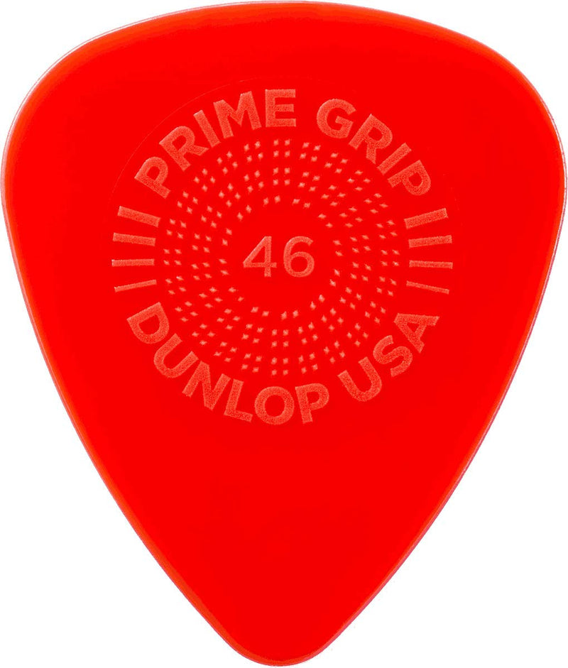 Jim Dunlop Delrin 500 Prime Grip .46mm Guitar Picks (450P.46) 12 Pack