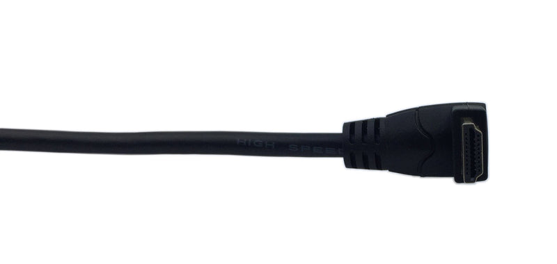 [AUSTRALIA] - Cerrxian 0.6m High Speed HDMI 2.0 HDMI Up Angle Male to HDMI Female Short Cable Ultra HD 4k x 2k HDMI Cable Supports Ethernet, 3D, 4K and Audio for TVs, Laptops(Black)(um-sf) 0.6m up male-straight female 
