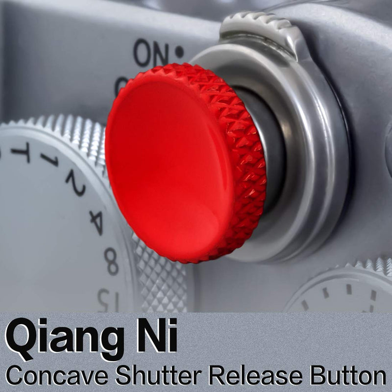 Soft Shutter Release Button (2 Pack/Red) high-end Pure Copper Camera Shutter Button Red