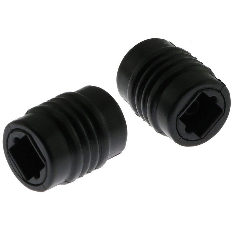 E-outstanding 2PCS Optical Cable Coupler Digital Audio Extension Adapter Female to Female Fiber Optic Extension Adapter