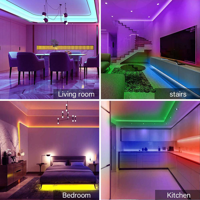 [AUSTRALIA] - Led Strip Lights Reemeer Led Lights Strip 32.8ft App Controlled and Remote Led Lights for Bedroom Kitchen Party 