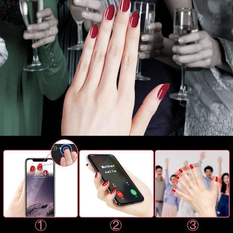 N3 Smart Nail Chip Wireless Sensor Nail Chip for NFC Electronics Touching NFC Sensing Area for Phone Android Smartphone