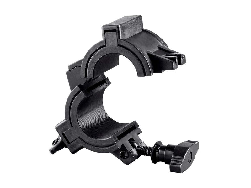 [AUSTRALIA] - Monoprice 601000 ABS Molded O-Clamp Black | with Low Profile Mounting, Fits Truss diameters of 1", 1.5", and 2" - Stage Right Series 