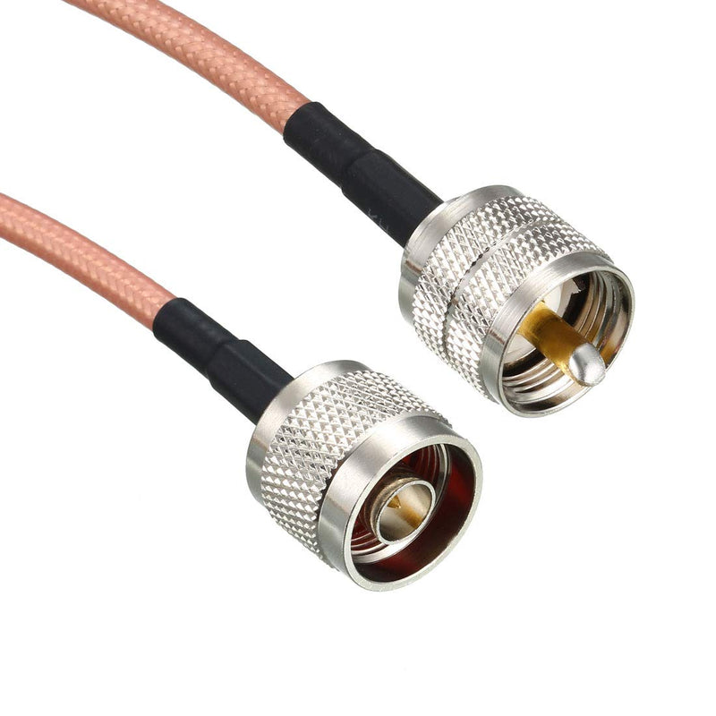 [AUSTRALIA] - uxcell Low Loss RF Coaxial Cable Connection Coax Wire RG-142 N Male to PL-259 UHF Male 90cm 