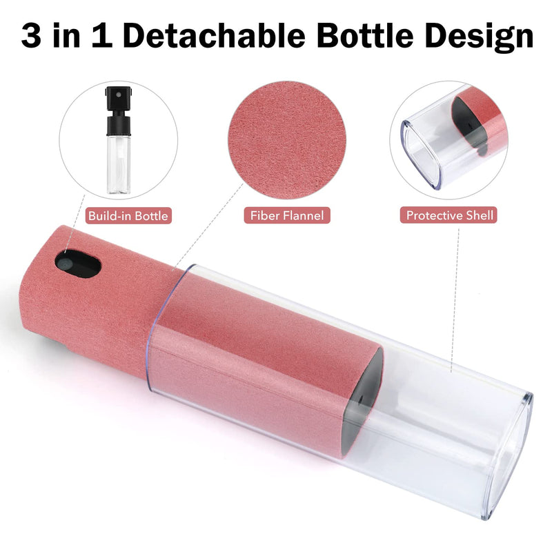 [AUSTRALIA] - 3 Pcs Fingerprint Proof Screen Cleaner, 3 in 1Touchscreen Mist Cleaner Spray Wipe Soft Fiber Flannel, Safe for All Phones Glasses Tablet Laptop TV Watch Screens(Black&Blue&Pink) Blue&black&pink 