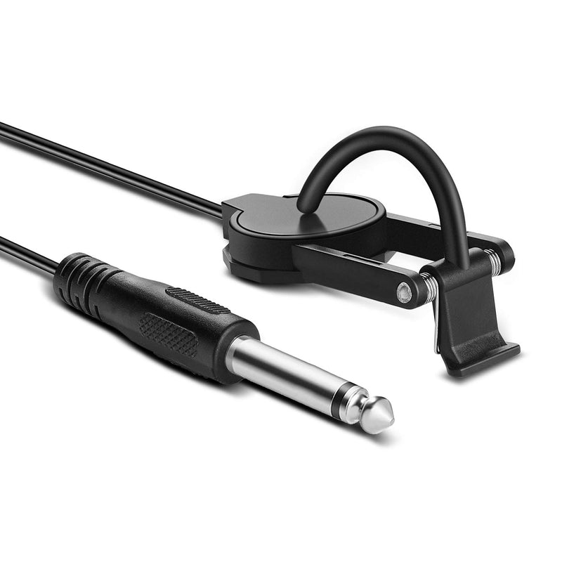 TNP Violin Pickup w/ 2.5mm 1/4" Jack Connector Plug Cable for Violin, Viola, Cello, Acoustic Musical Instruments - Lightweight, Natural Sound, No Battery Needed