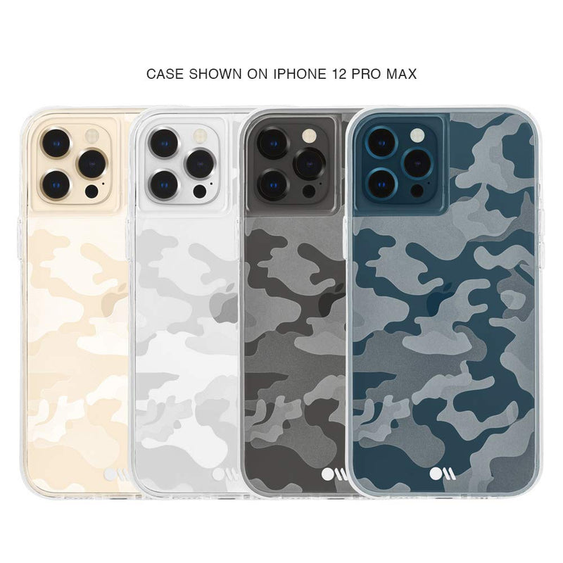 Case-Mate - Tough - Case for iPhone 12 Pro Max (5G) - 10 ft Drop Protection - 6.7 Inch - Clearly Camo