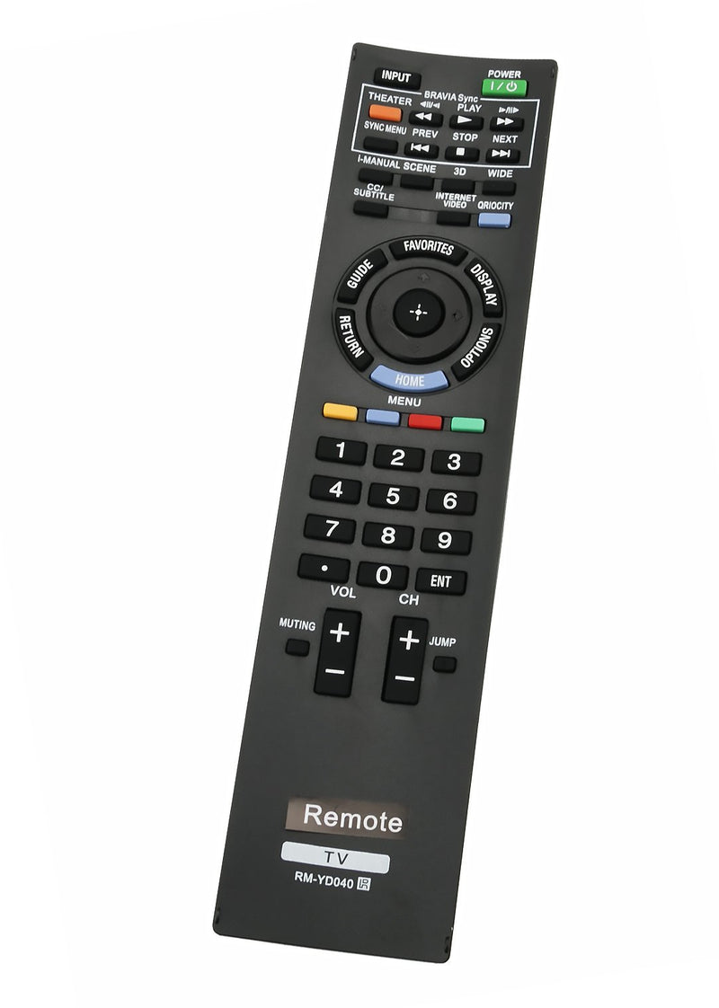 New RM-YD040 Replaced Remote fit for Sony TV KDL-46HX800 KDL-40HX800 KDL-55HX800 KDL32EX500 KDL55HX729 KDL40EX723 KDL55EX720 KDL40EX500 KDL-55EX720 3D HDTV LED TV