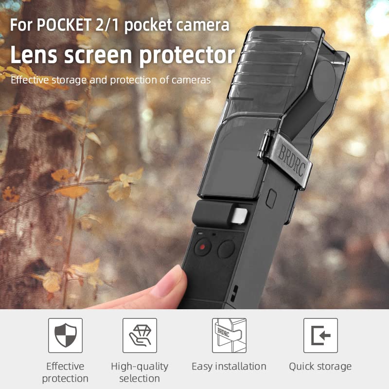 BTG Lens Protector Cover Screen Protector Protective Cover Compatible with DJI Pocket 1 2 / OSMO Pocket Accessories