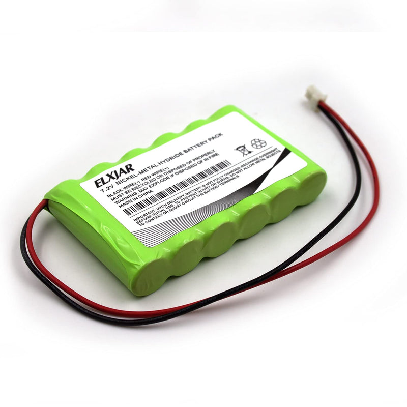 (2-Pack) 7.2V 1500mAh 300-03864-1 Battery Compatible with Honeywell Lynx L3000, Lynx L5000, Lynx L5100, Lynx L5200, LYNXRCHKIT-SC, Ademco WALYNX-RCHB-SC, Bentel BW-B72K Wireless Alarm Control Panels