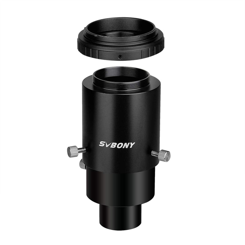 SVBONY SV187 Variable Universal Camera Adapter, Support Max 46mm Outside Diameter Eyepiece, for Canon SLR DSLR Camera and Eyepiece Projection Photography with T-Ring