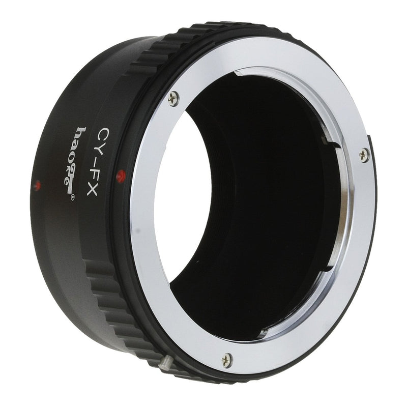 Haoge Lens Mount Adapter for Contax/Yashica C/Y CY Mount Lens to Fujifilm Fuji X FX Mount Camera as X-A5 X-A10 X-A20 X-E1 X-E2 X-E2s X-E3 X-H1 X-M1 X-Pro1 X-Pro2 X-T1 X-T2 X-T3 X-T10 X-T20 X-T30