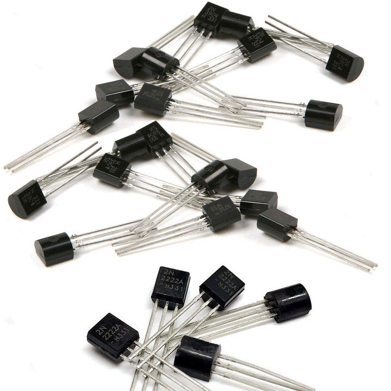 Eyech 600PCS 15 Values NPN PNP Power Transistor Assortment Kit Three Pins