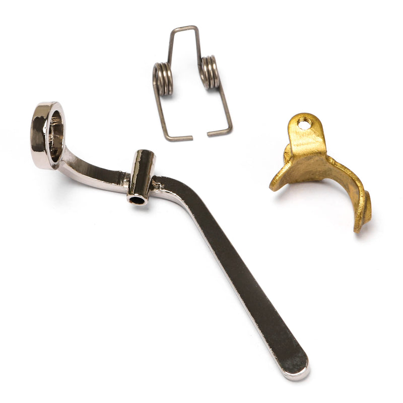 BQLZR Trombone Water Key/Spit Valve Assembly Set with Cork Pad for Trombone Accessory