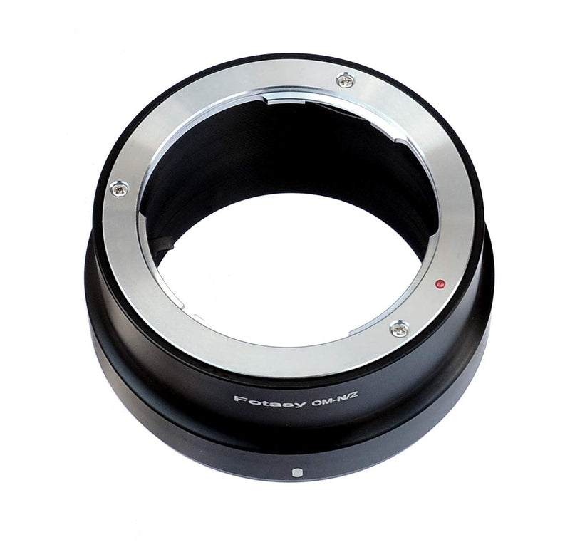 Fotasy Olympus OM Lens to Nikon Z Mount Adapter, OM Nikon Z Mount Adapter, OM Z Mount, Olympus OM NZ Adapter, fits Olympus OM Lense & Nikon Z Mirrorless Camera Z5 Z50 Z6 Z7 Z6 II Z7 II OM-Nikon Z