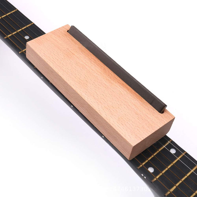 ACCOCO Large Guitar Fret Beveling File Guitar Cutting Edge Tool for Fret End Dressing