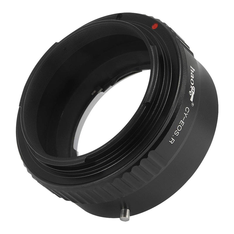 Haoge Manual Lens Mount Adapter for Contax Yashica C/Y CY Lens to Canon RF Mount Camera Such as Canon EOS R