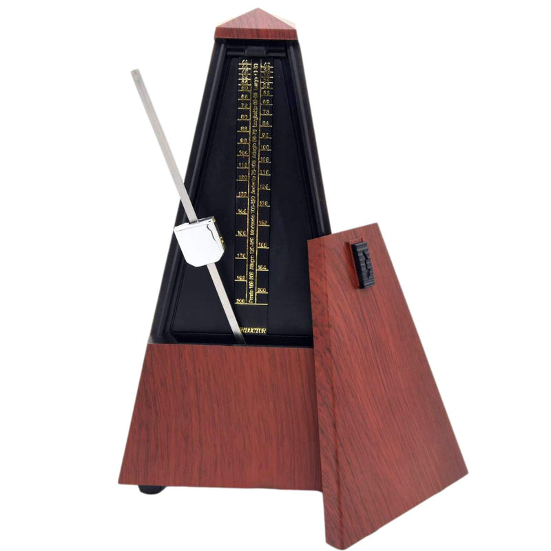 Mechanical Metronome, NAKAO Metronome for Piano, Metronome for Piano Wood, Mechanical Metronome Parts, for Musician Guitar Piano Drum Violin Track Beat and Tempo Plastic Wooden