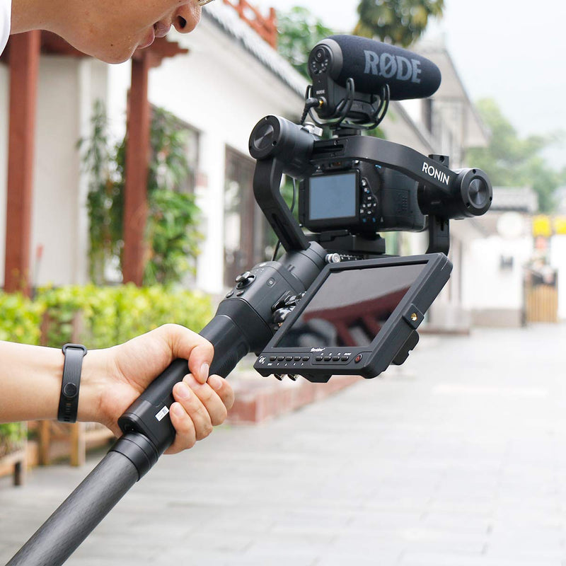 Professional Carbon Fiber Extension Monopod Pole Stick Rod 1/4''Compatible for ROMIN SC 2 DJI Ronin S Ronin SC Moza Zhiyun Crane 2 Crane M2 Crane 3 FeiyuTech Gimbal