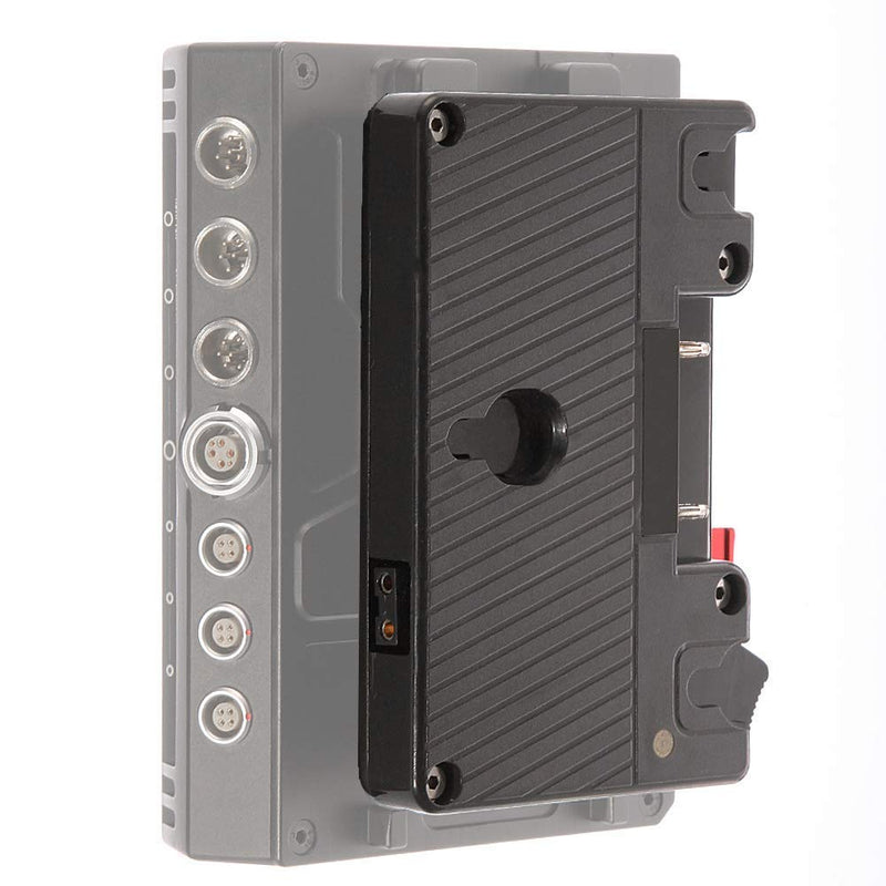 Runshuangyu Adapter Converter Plate fitfor Panasonic Anton Bauer Gold Mount Battery to a Sony V-Mount Power Station Plate + Standard D-tap Interface