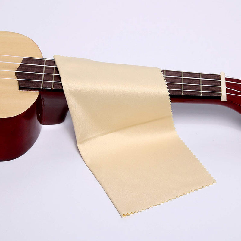 YouU 2 Pcs Guitar Fingerboard Guards and 1pc Cleaning Cloth 2020cm, Stainless Steel Guitar Fingerboard Luthier Tool Fretboard Protector