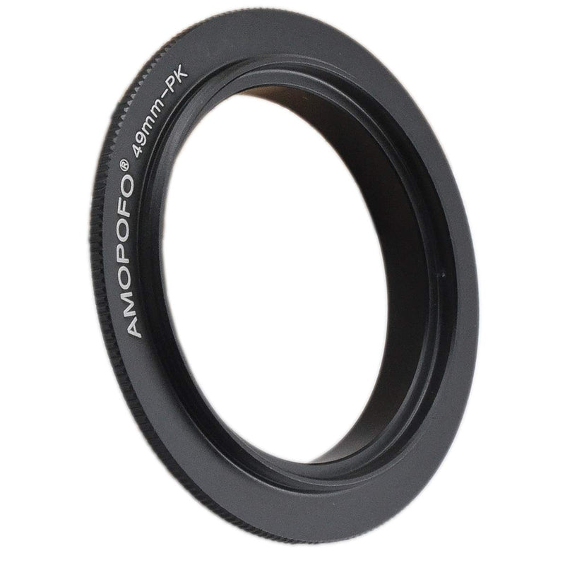 49mm to PK Filter Thread Macro Reverse Mount Adapter Ring,&for Pentax K PK Mount SLR DSLR Camera PK K-3 K-50 K-5 II K-30 K-01 K-5 K-r K-x K-7 K-m 49mm to PK Reverse Adapter Ring