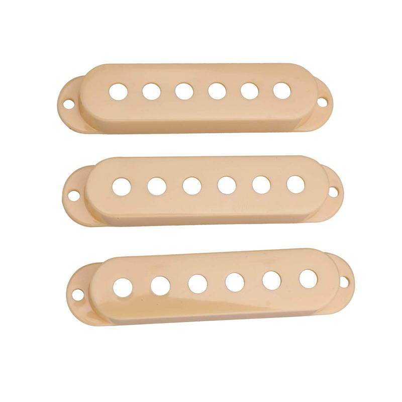 Yibuy Cream ABS Guitar Parts Pickup Cover Volume & Tone Knobs Selector Switch Tip 1 Set