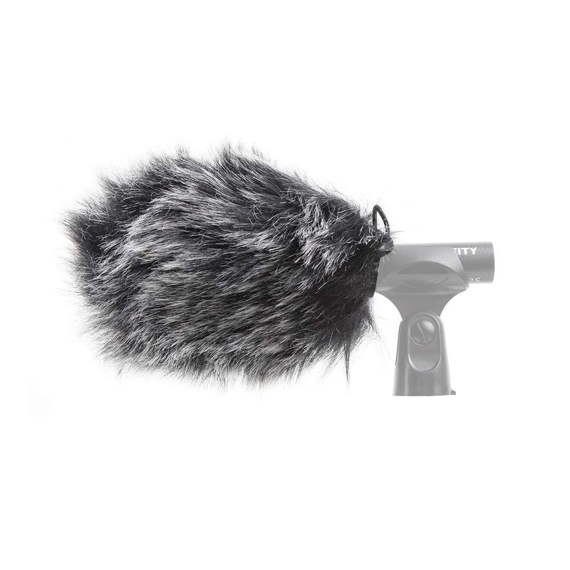 Pergear VideoMic Deadcat Windscreen - Outdoor Wind Cover Muff Mic Windshield Fur Filter for Deity D3, S-Mic 2S Microphone