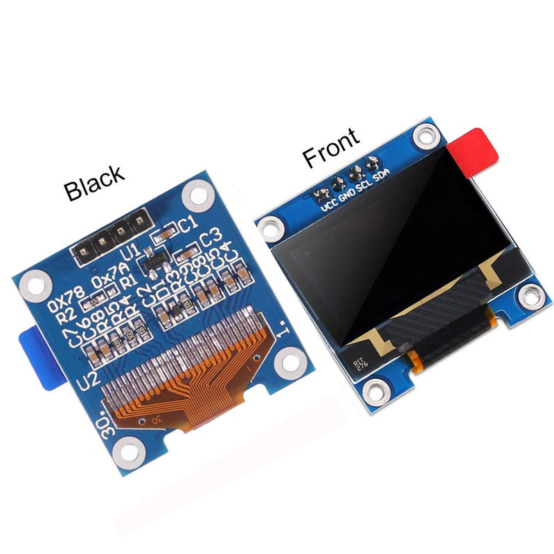 6PCS 0.96 OLED Display Module 128 x 64 I2C Display 0.96inch 12864 Blue OLED Module with SSD1306 Driver OLED Display IIC Serial Compatible with Raspberry Pi Arduino Display and Microcontroller - Blue