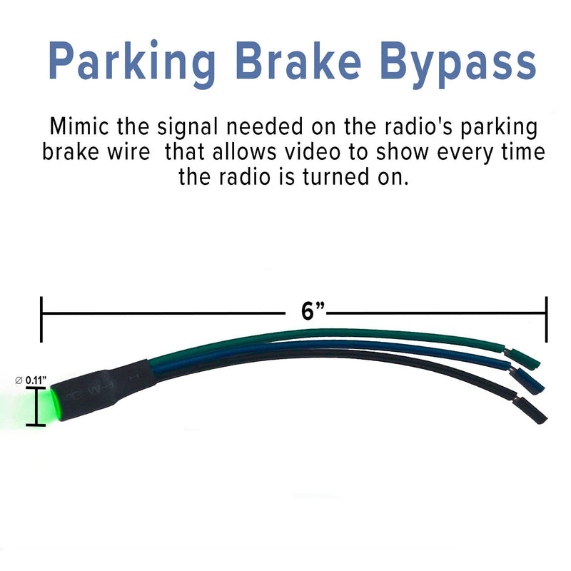 DIYBypass Parking Brake Bypass, Multi-Pulse Video in Motion, w/LED Power Check Light: for All Sony & Boss Radio Models: XAV & BV