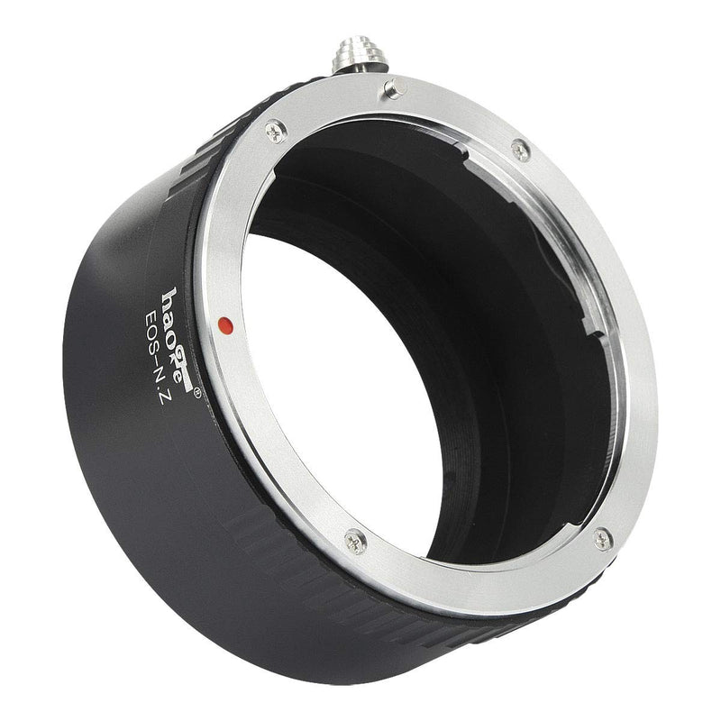 Haoge Manual Lens Mount Adapter for Canon EOS EF EFS EF-S Lens to Nikon Z Mount Mirrorless Camera Such as Z7II Z6II Z6 Z7