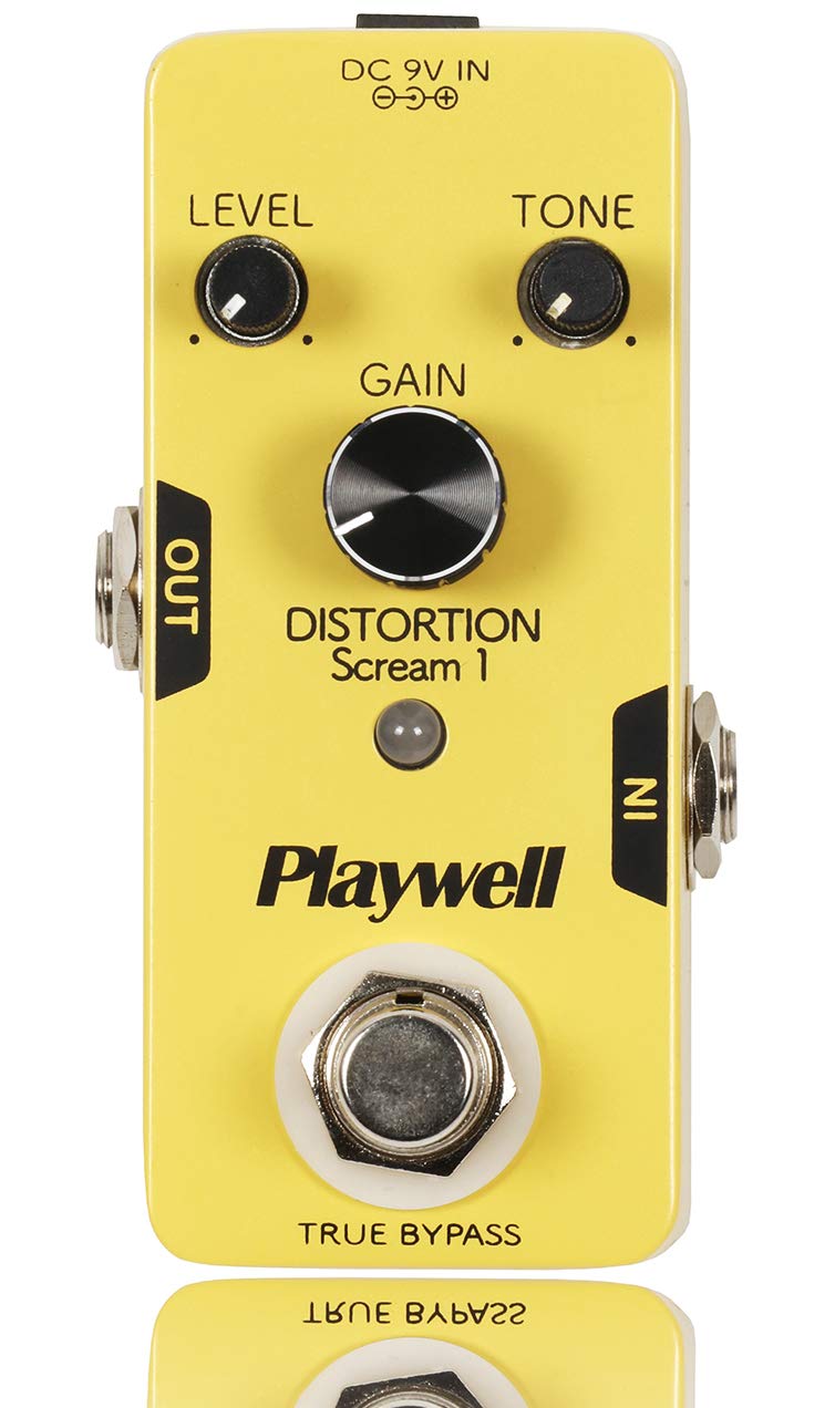 [AUSTRALIA] - Playwell Single Effect Pedal (Distortion Scream 1) Distortion Scream 1 