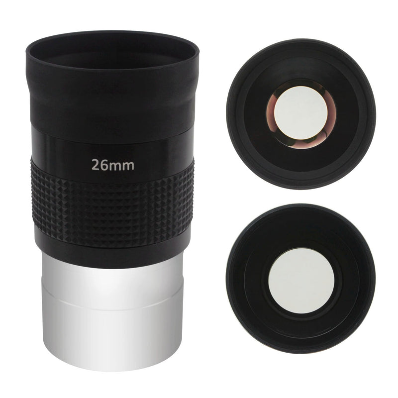 Astromania 2" Kellner FMC 55-Degree Eyepiece - 26mm - Wide Field eyepices with Comfortable Viewing Position