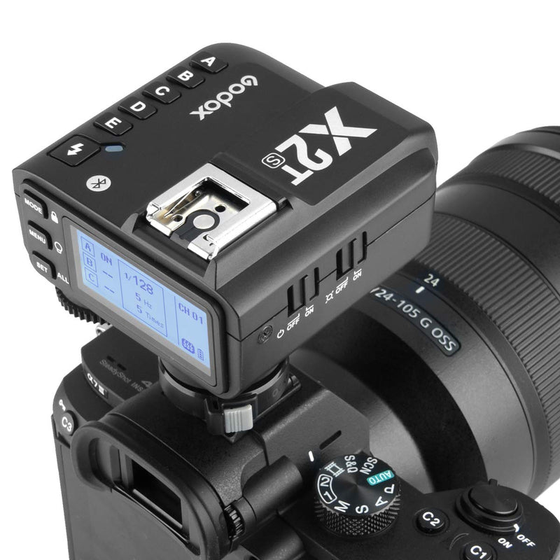 Godox X2T-S TTL Wireless Flash Trigger for Sony Bluetooth Connection Supports iOS/Android App Contoller, 1/8000s HSS, TCM Function,Relocated Control-Wheel,New AF Assist Light