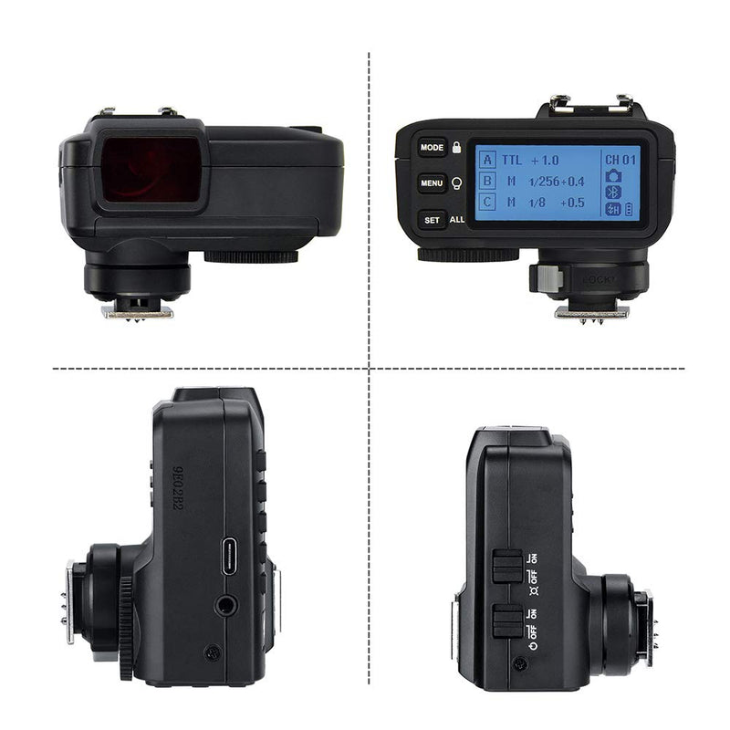 Godox X2T-C TTL Wireless Flash Trigger for Canon, Bluetooth Connection, 1/8000s HSS,5 Separate Group Buttons, Relocated Control-Wheel, New Hotshoe Locking, New AF Assist Light