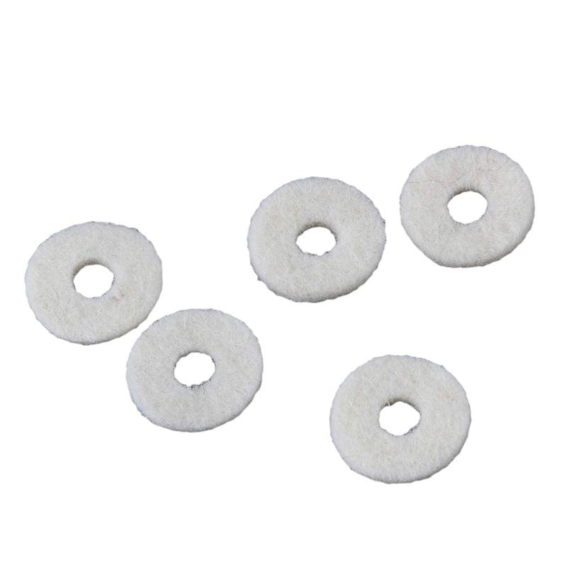 BQLZR Beige 12mm Dia Piano Felt Front Rail Regulating Punchings Keyboard Balance Washers Repair Parts Pack of 90