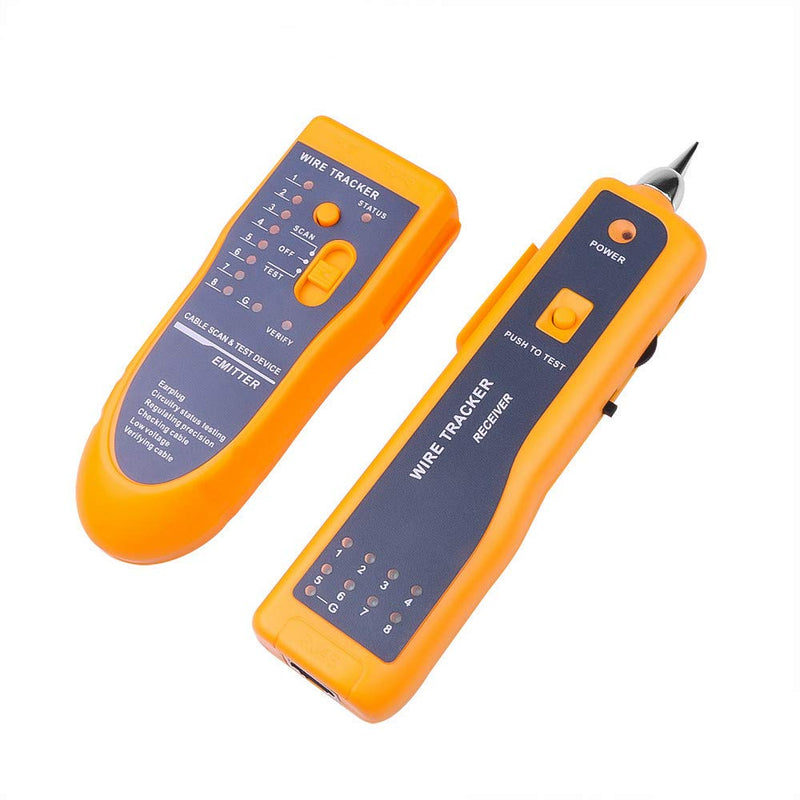 TenYua LAN Network Cable Tester Line Finder Cat5 Cat6 RJ45 UTP STP Line Finder Telephone Wire Tracker Diagnose Tone Tool