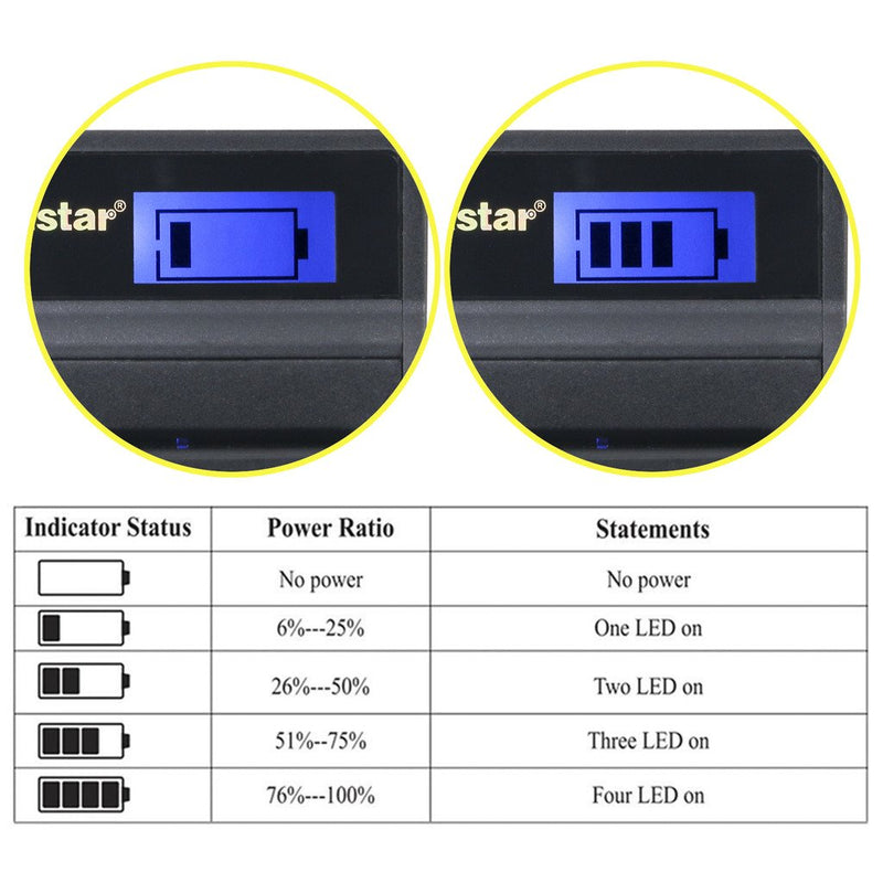 Kastar Battery (X2) & LCD Slim USB Charger for Fujifilm NP-W126 NP-W126S and FUJIFILM X-Pro2 X-Pro1 X-T2 X-TX-T10 X-E2S X-E2 X-E1 X-M1 X-A10 X-A3 X-A2 X-A1, FinePix HS50EXR HS30EXR HS33EXR Cameras