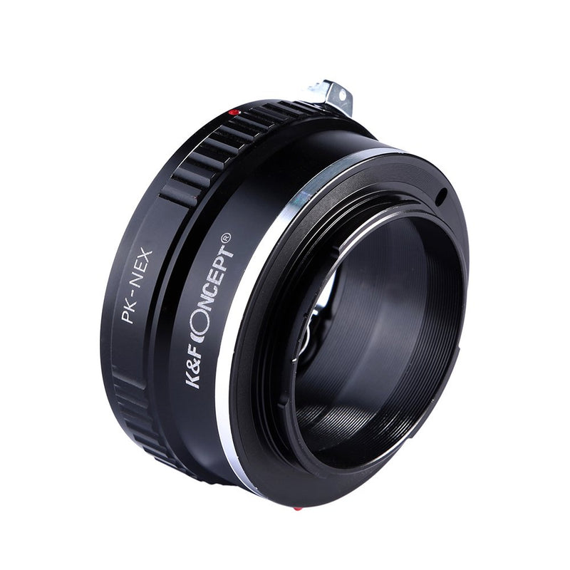 K&F Concept PK K Mount Lens to Sony NEX E-Mount Lens Adapter, Compatible with Sony NEX-3 NEX-3C NEX-3N NEX-5 NEX-5C NEX-5N NEX-5R NEX-5T NEX-6 NEX-7 NEX-F3 NEX-VG10 VG20