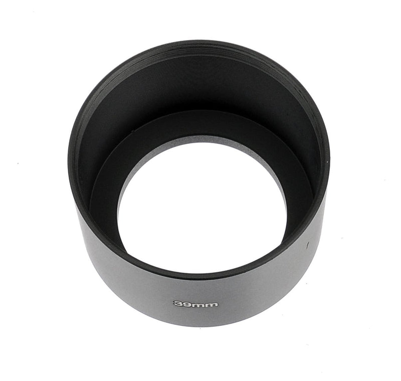 Fotasy 39mm Telephoto Lens Hood, 39mm Lens Hood for Canon Fuji Leica Leitz Nikon Olympus Panasonic Pentax Sony Lens, 39mm Tele Screw-in Lens Hood