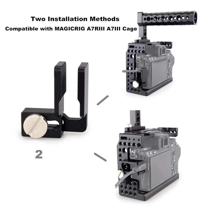 MAGICRIG HDMI Cable Clamp Lock for Sony A7RIII A7RII A7SII A7MII A7III A7II BMPCC 4K BMPCC 6K Cage (New Version)