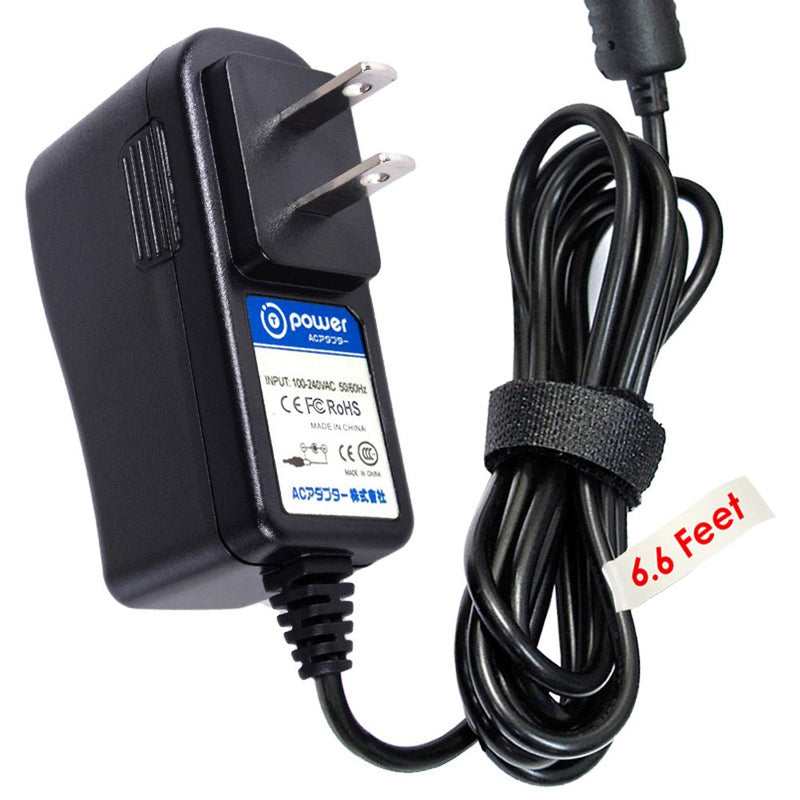 T-Power 9vdc (6.6ft Long Cable) AC Adapter Charger Compatible with Casio Piano Keyboard AD-5 AD-5MU AD5MU AD-5MLE AD-5GL AD5GL TC1#1035 (CTK, CA, MA, HT, LK, CT, Series) Power Supply Cord Charger