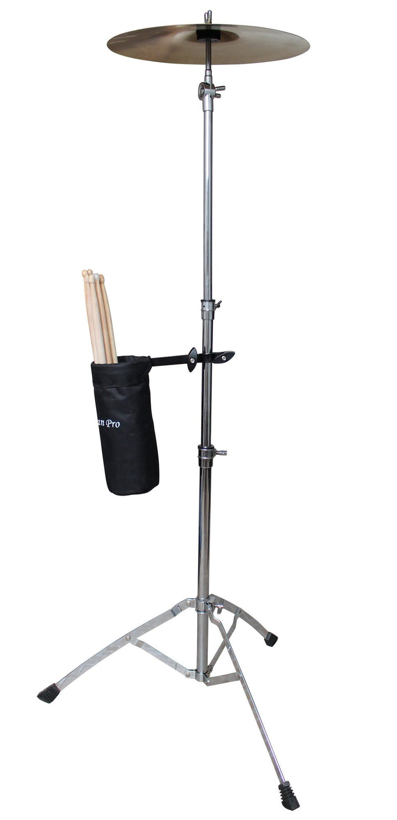 Vizcaya Drum Stick Holder Drum Stick Bag with Drum Key(Black) Black