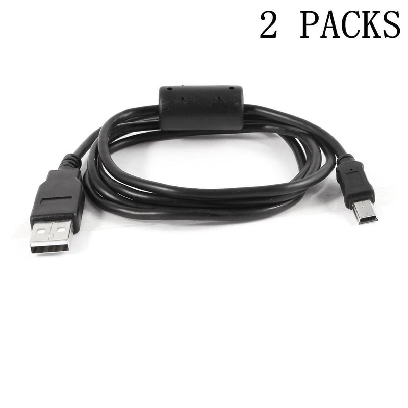 SN-RIGGOR 2 Packs Camera USB Data Cable Cord Lead for Nikon D7000 D700 D300S D3100 UC-E4 Cable