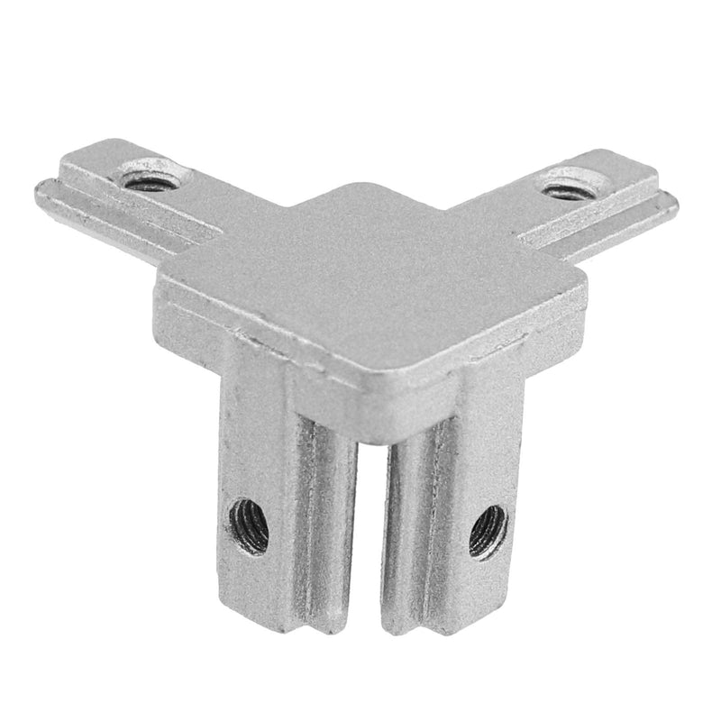 4Pcs 3-Way 2020 Series End Corner Bracket T Slot 2020 Bracket Kit with Screws Aluminum Extrusion Connector for European Standard Aluminum Extrusion Profile