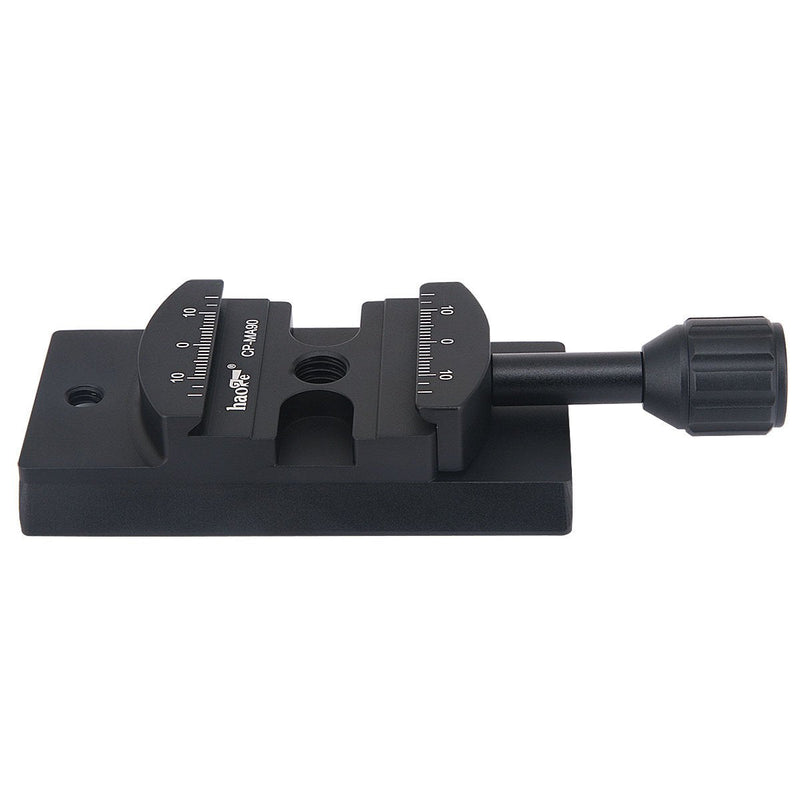 [AUSTRALIA] - Haoge CP-MA90 Quick Release Plate QR Clamp Adapter Convertor for Select Manfrotto Tripod Fluid Video Head to Arca-Swiss Compatible, Fit 501PL / Q5 / 504PLONG / 500PLONG Heads Adapter for Manfrotto Fluid Head 